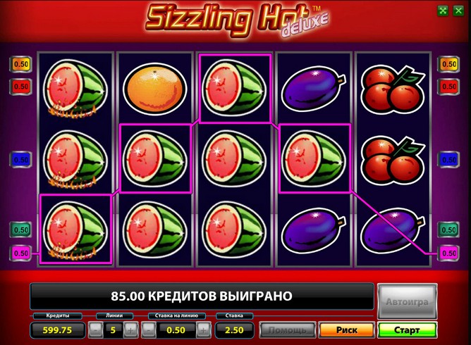 Игровой автомат Sizzling Hot Deluxe